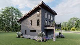 MODERN HOUSE PLAN 94000233 [upl. by Adnael]