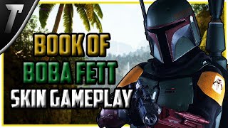 Star Wars Battlefront 2 Book of Boba Fett Skin Gameplay Mod [upl. by Colbert892]