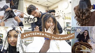 Got my Hair Coloured First Time Vlog  Family Reaction [upl. by Nilsoj212]