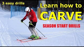 Learn how to CARVE  3 EASY DRILLS [upl. by Bywaters]