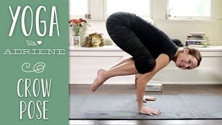 Crow Pose  How To Do Crow Pose  Yoga With Adriene [upl. by Nirad]