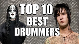 TOP 10 BEST DRUMMERS [upl. by Erine59]