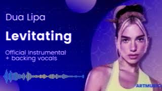 Dua Lipa  Levitating Official Instrumental with backing vocals [upl. by Kcirdahs]