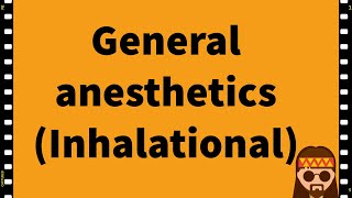 Pharmacology General Anesthetics Anesthesia CNS MADE EASY [upl. by Kam]