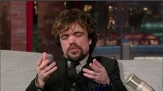 Peter Dinklage Interview  Late Night With David Letterman  26th March 2014 [upl. by Merwyn]