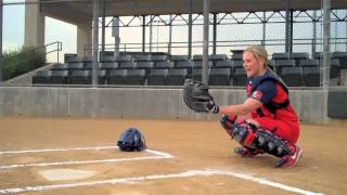 Easton Softball  Catching Tips  Throw to second [upl. by Aylmar141]