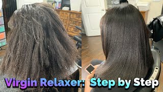 Virgin Relaxer Step By Step [upl. by Giorgi]