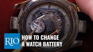 How to Change a Watch Battery [upl. by Frasco881]