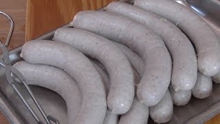 German Bratwurst Homemade Street Food Video Recipe littleGasthaus the German Sausage Maker [upl. by Juliet787]