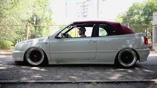 VW Golf MK3 Cabrio  LOW RIDER made in Moldova [upl. by Jacquetta]