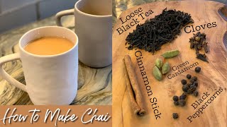 How To Make Chai Tea  Indian Tea [upl. by Martica190]