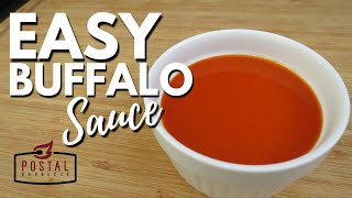 Easy Buffalo Sauce Recipe  How to make Buffalo Wing Sauce for Chicken [upl. by Nodroj211]