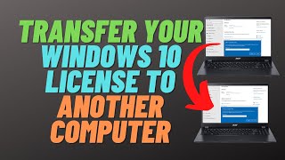 How to Transfer Your Windows 10 License to Another Computer [upl. by Iclehc827]