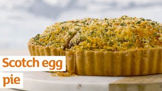 Scotch egg pie  Recipe  Sainsburys [upl. by Dnaltroc460]