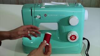 Singer Simple 3223 5 Threading amp Winding a Bobbin [upl. by Cissie]