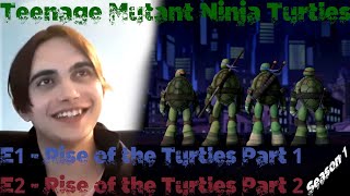 TMNT 2012  S1E12  Rise of the Turtles Part 1 amp 2 Reactions  The Nostalgia Trip  E96 [upl. by Krenn]