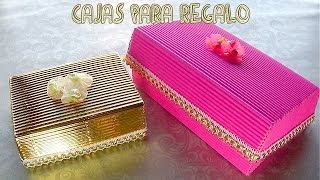 Cajas de regalo hechas con cartón │CandyBu [upl. by Lilahk473]