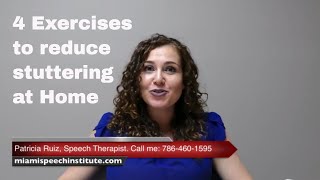 4 exercises to reduce stuttering at home [upl. by Firestone274]