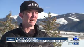 Snowboarders busted for ripping down family run at Keystone boarders say they were in control [upl. by Duthie]