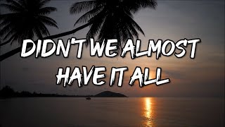 Didnt We Almost Have It All by Whitney Houston with Lyrics Gigi De Lana Cover  Beach Side [upl. by Leivad]