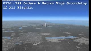 United Airlines Flight 93 Reconstruction with ATC Recording  September 11 2001 [upl. by Atekin]