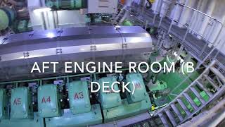 Engine Room Tour MS Rotterdam [upl. by Sunshine]