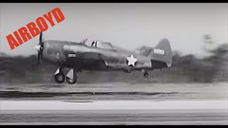 How To Fly The P47  Pilot Familiarization 1943 [upl. by Neelhtakyram]