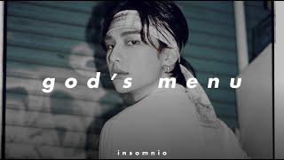 stray kids  gods menu 𝒔𝒍𝒐𝒘𝒆𝒅 𝒏 𝒓𝒆𝒗𝒆𝒓𝒃 [upl. by Nelhsa]