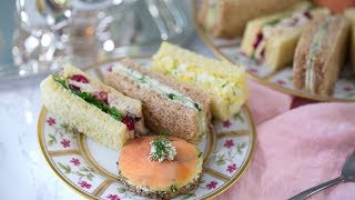 How to Make Tea Sandwiches [upl. by Ahsiemaj]