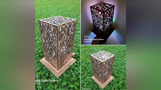 How to make Laser Cut Decorative Night Lamp [upl. by Saref]