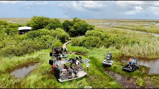 Airboat ride in Area 2 Camp Jumping June 2021 [upl. by Naot849]