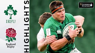 Ireland v England HIGHLIGHTS  Thrilling Contest In Standers Final Game  2021 Guinness Six Nations [upl. by Oramug]