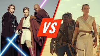 Star Wars Prequels vs Sequels  Rotten Tomatoes [upl. by Odrautse250]