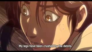 ATTACK ON TITAN Erens mothers death HD English sub [upl. by Shifra]