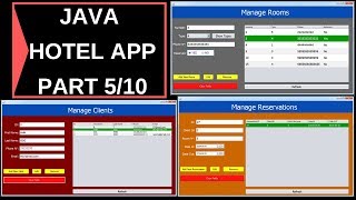 Java Project Tutorial  How To Make a Hotel Management System Project In Java NetBeans  Part 510 [upl. by Merwin]