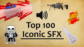 100 Most Iconic Video Game Sound Effects 19802019 [upl. by Vivi]