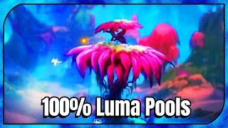 How to get 100 on the Luma Pools  Ori and the Will of the Wisps Guide [upl. by Ainalem]