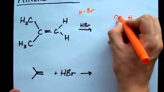 Alkene  HBr Reaction  Alkyl bromide [upl. by Ardnot]