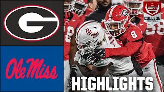 Georgia Bulldogs vs Ole Miss Rebels  Full Game Highlights [upl. by Atteoj]