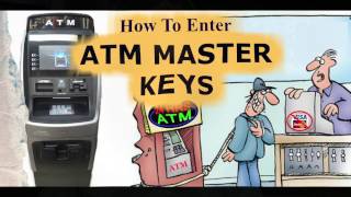 How to Enter Master Keys in to your ATM [upl. by Odarnoc]