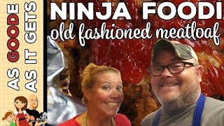 Electric Pressure Cooker Old Fashioned Meatloaf Ninja Foodi [upl. by Ilellan235]