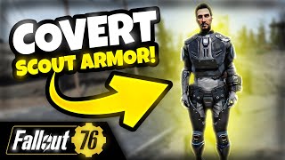 COVERT SCOUT ARMOR  Full Guide amp Review  Fallout 76 Steel Dawn [upl. by Borrell]