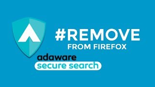 How to remove Lavasoft Adaware Secure Search from Windows Firefox Browser [upl. by Assiral]