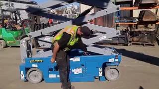 How To Operate A Genie Scissor Lift [upl. by Celesta]