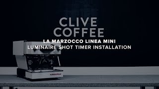 La Marzocco Linea Mini  Luminaire Shot Timer Installation [upl. by Kohler140]