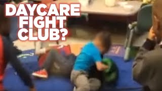 VIDEO Children brawl in alleged day care fight club [upl. by Jed519]