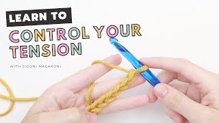 The 3 BEST Ways To Hold Crochet Yarn for Absolute Beginners  TENSION Tips [upl. by Amerigo933]