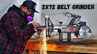 Building the REVOLUTION 2x72 Belt Grinder from Scratch [upl. by Lladnar356]