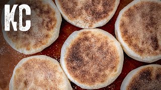 FOOLPROOF ENGLISH MUFFIN RECIPE  Tons of Nooks and Crannies [upl. by Leacim]