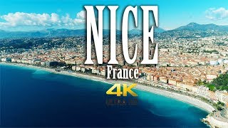 Nice France in 4K Côte dAzur Nice Aerial [upl. by Lurline56]